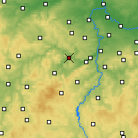 Nearby Forecast Locations - Beroun - Mapa
