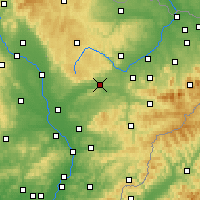 Nearby Forecast Locations - Hranice - Mapa