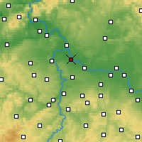 Nearby Forecast Locations - Neratovice - Mapa