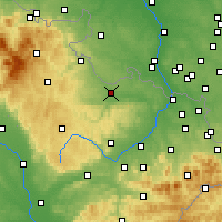 Nearby Forecast Locations - Opava - Mapa