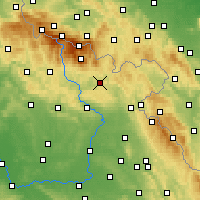 Nearby Forecast Locations - Trutnov - Mapa