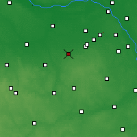 Nearby Forecast Locations - Żyrardów - Mapa