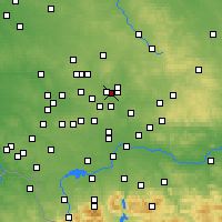 Nearby Forecast Locations - Będzin - Mapa