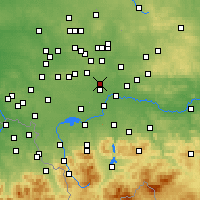 Nearby Forecast Locations - Lędziny - Mapa