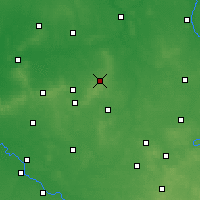 Nearby Forecast Locations - Ostrzeszów - Mapa