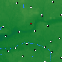 Nearby Forecast Locations - Trzcianka - Mapa