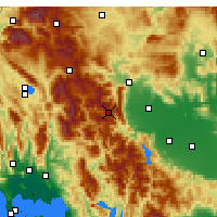 Nearby Forecast Locations - Pertouli - Mapa