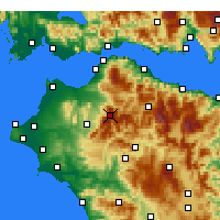 Nearby Forecast Locations - Helmos - Mapa
