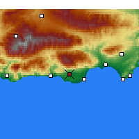 Nearby Forecast Locations - El Ejido - Mapa