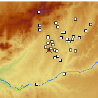 Nearby Forecast Locations - Móstoles - Mapa