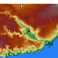 Nearby Forecast Locations - Mut - Mapa
