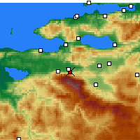 Nearby Forecast Locations - Kestel - Mapa