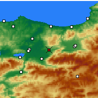 Nearby Forecast Locations - Hendek - Mapa