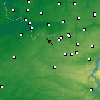Nearby Forecast Locations - Maubeuge - Mapa