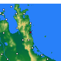 Nearby Forecast Locations - Whangamatā - Mapa