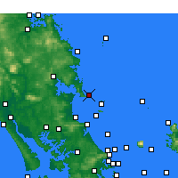 Nearby Forecast Locations - Bream Head - Mapa