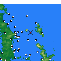 Nearby Forecast Locations - Horn Rock - Mapa