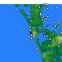 Nearby Forecast Locations - Piha - Mapa
