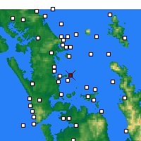 Nearby Forecast Locations - Tiritiri Matangi - Mapa