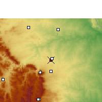 Nearby Forecast Locations - Hoedspruit - Mapa