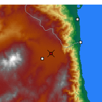 Nearby Forecast Locations - Ardabíl - Mapa