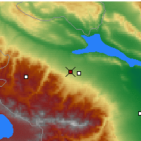 Nearby Forecast Locations - Gjandža - Mapa
