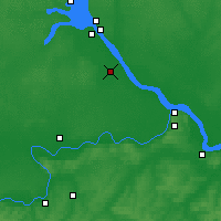 Nearby Forecast Locations - Balachna - Mapa
