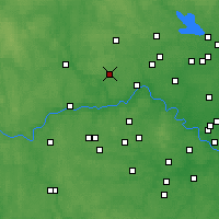 Nearby Forecast Locations - Dědovsk - Mapa