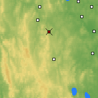 Nearby Forecast Locations - Děgťarsk - Mapa
