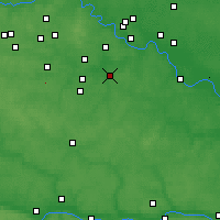 Nearby Forecast Locations - Domodědovo - Mapa