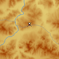 Nearby Forecast Locations - Kjachta - Mapa