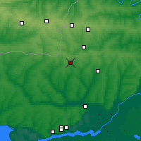 Nearby Forecast Locations - Novošachtinsk - Mapa