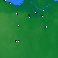 Nearby Forecast Locations - Puškin - Mapa