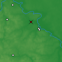 Nearby Forecast Locations - Rybnoje - Mapa