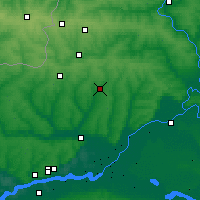 Nearby Forecast Locations - Šachty - Mapa