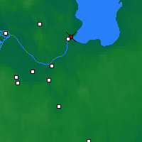 Nearby Forecast Locations - Šlisselburg - Mapa