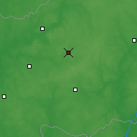 Nearby Forecast Locations - Uněča - Mapa