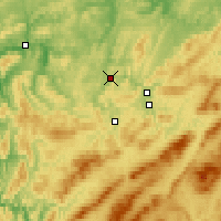 Nearby Forecast Locations - Usť-Katav - Mapa