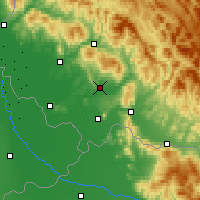 Nearby Forecast Locations - Iršava - Mapa