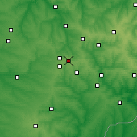 Nearby Forecast Locations - Jasynuvata - Mapa