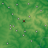 Nearby Forecast Locations - Jenakijeve - Mapa