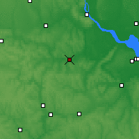 Nearby Forecast Locations - Korsuň-Ševčenkivskyj - Mapa