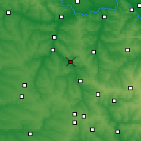 Nearby Forecast Locations - Kosťantynivka - Mapa