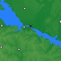 Nearby Forecast Locations - Kremenčuk - Mapa