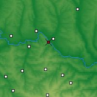 Nearby Forecast Locations - Lysyčansk - Mapa