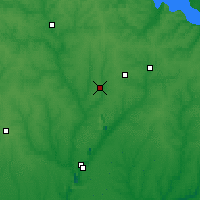 Nearby Forecast Locations - Žovti Vody - Mapa