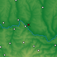 Nearby Forecast Locations - Severodoněck - Mapa