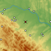 Nearby Forecast Locations - Stryj - Mapa
