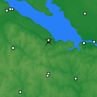 Nearby Forecast Locations - Čyhyryn - Mapa