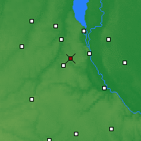 Nearby Forecast Locations - Vyšneve - Mapa